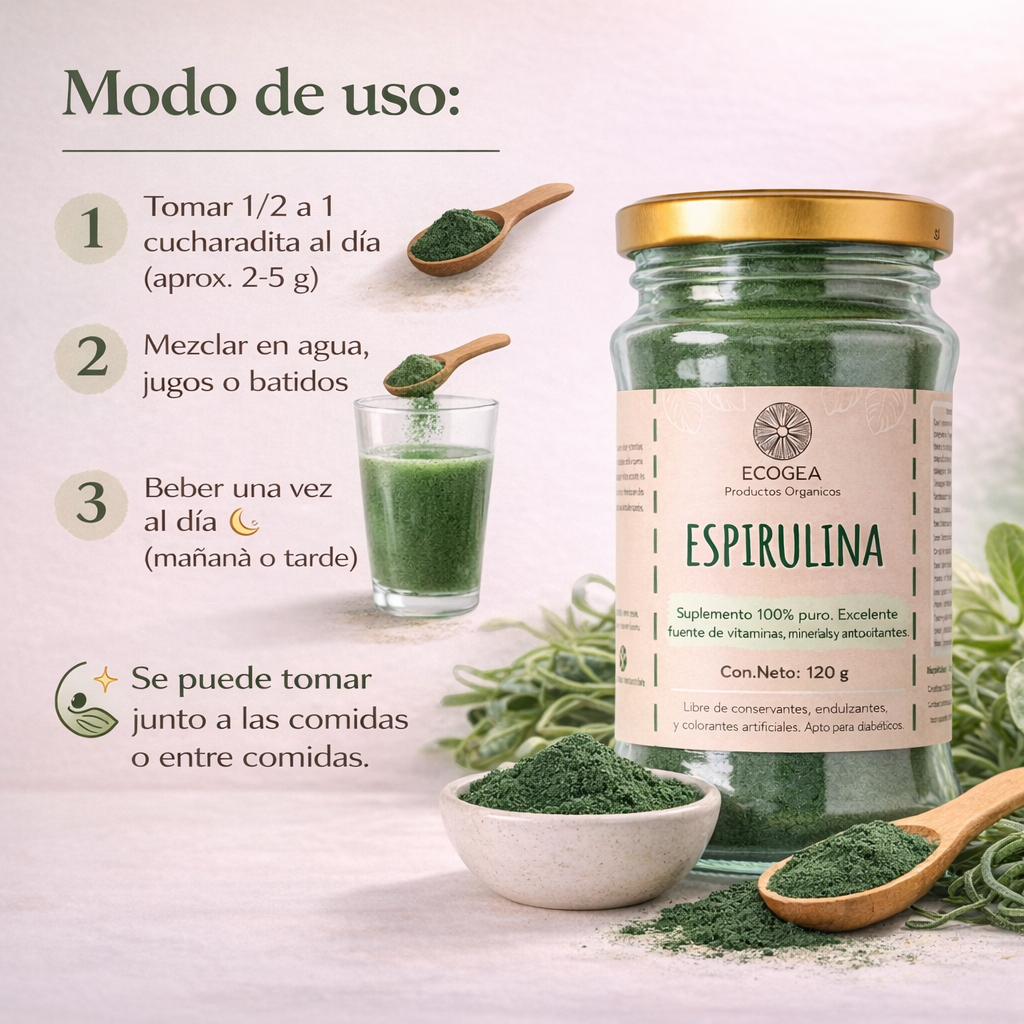 Espirulina 120gr- ECOGEA