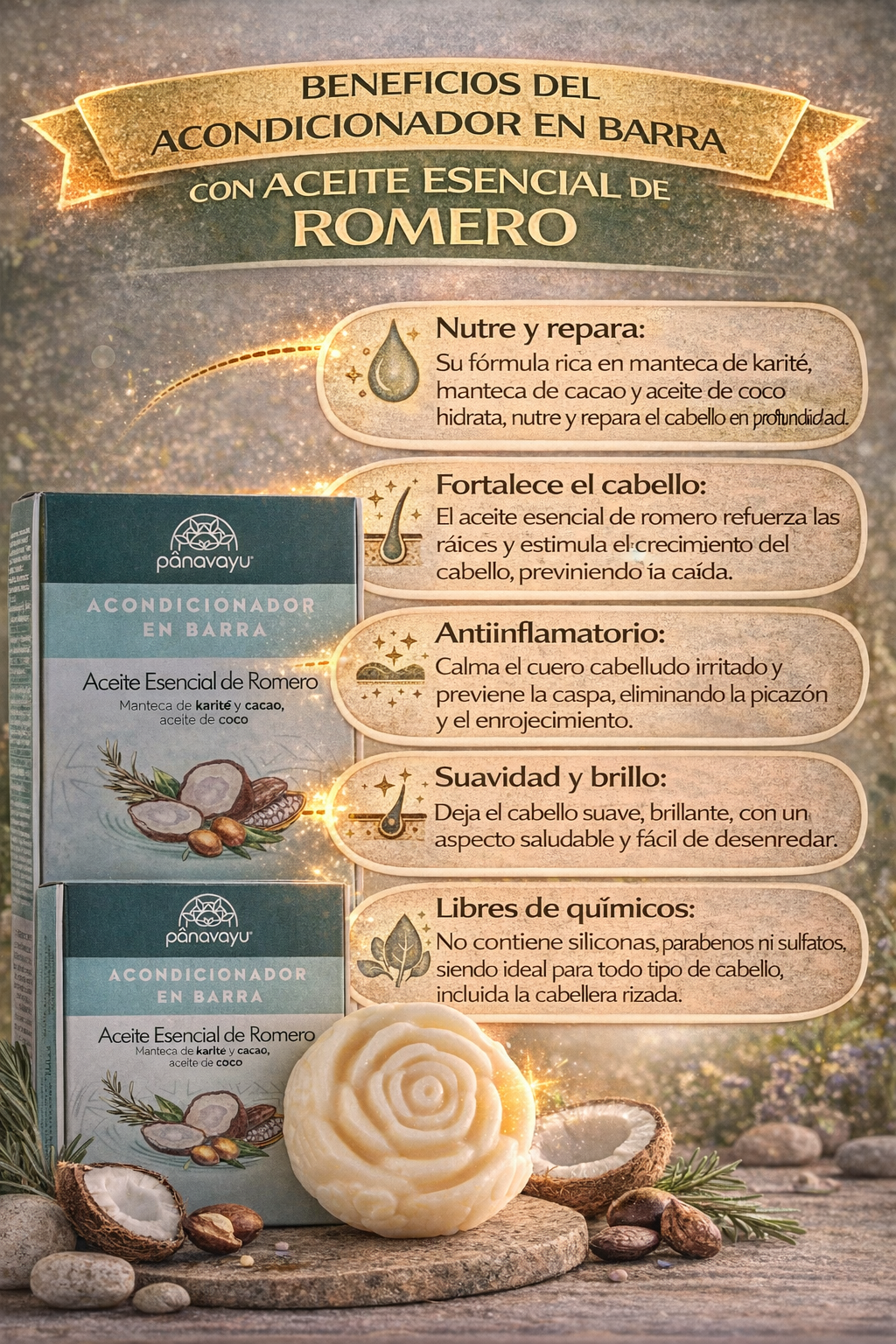 Acondicionador Solido - Panavayu x55g