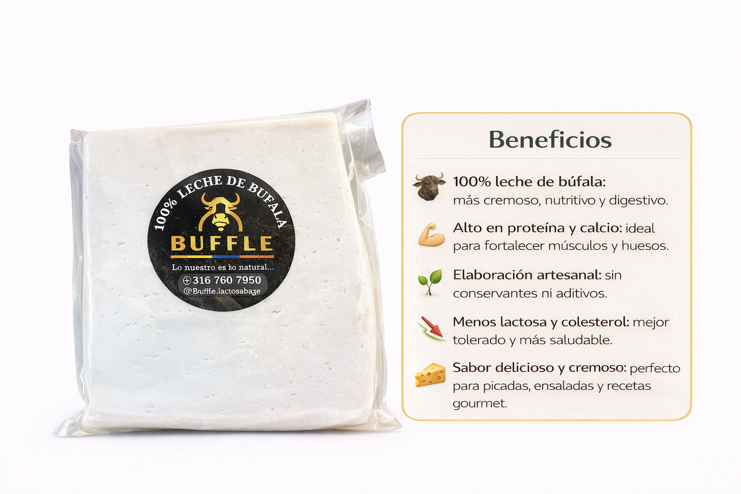 Queso de Búfala - Buffle x250gr