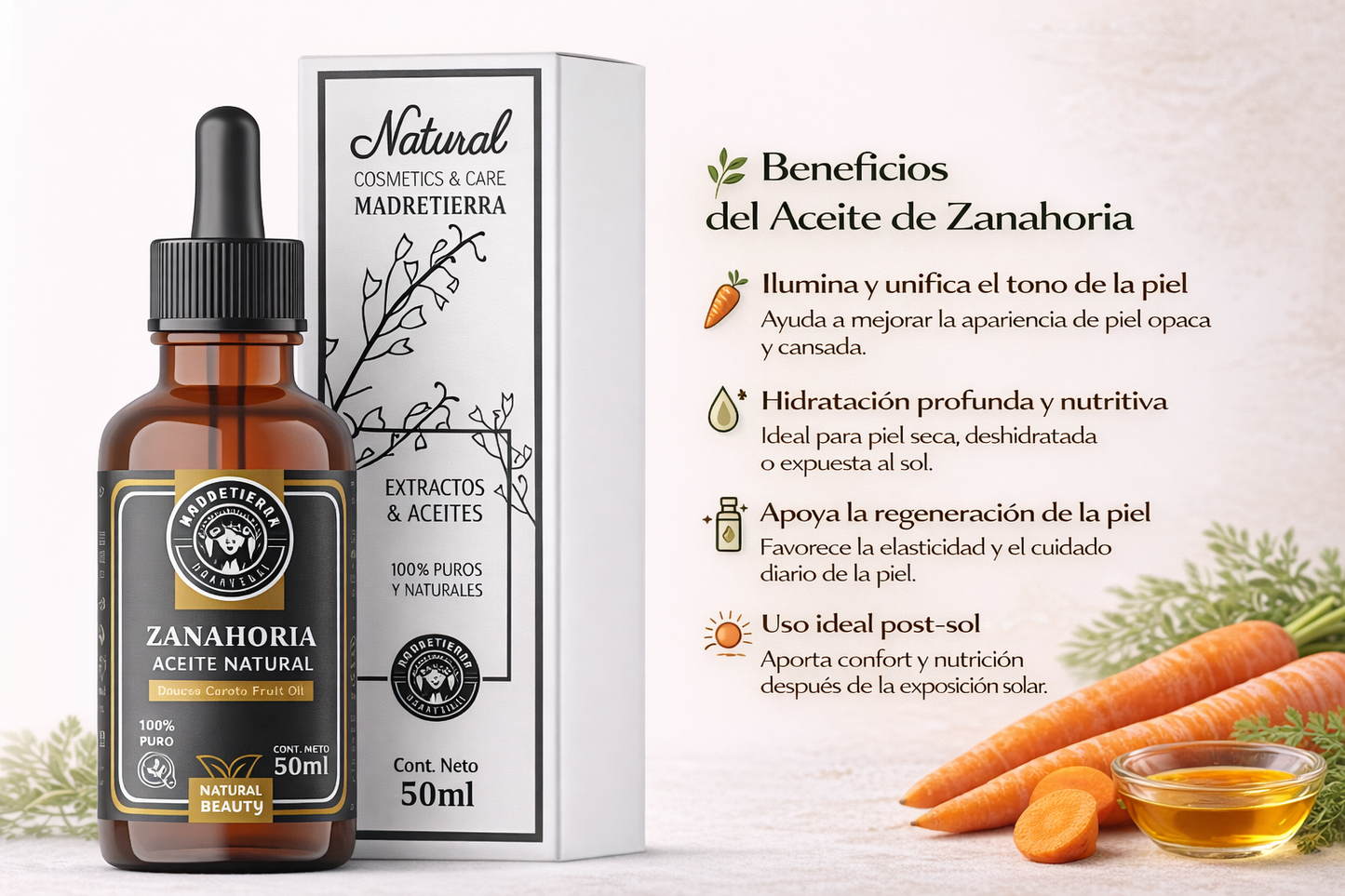 Aceite de Zanahoria - Madretierra x50ml