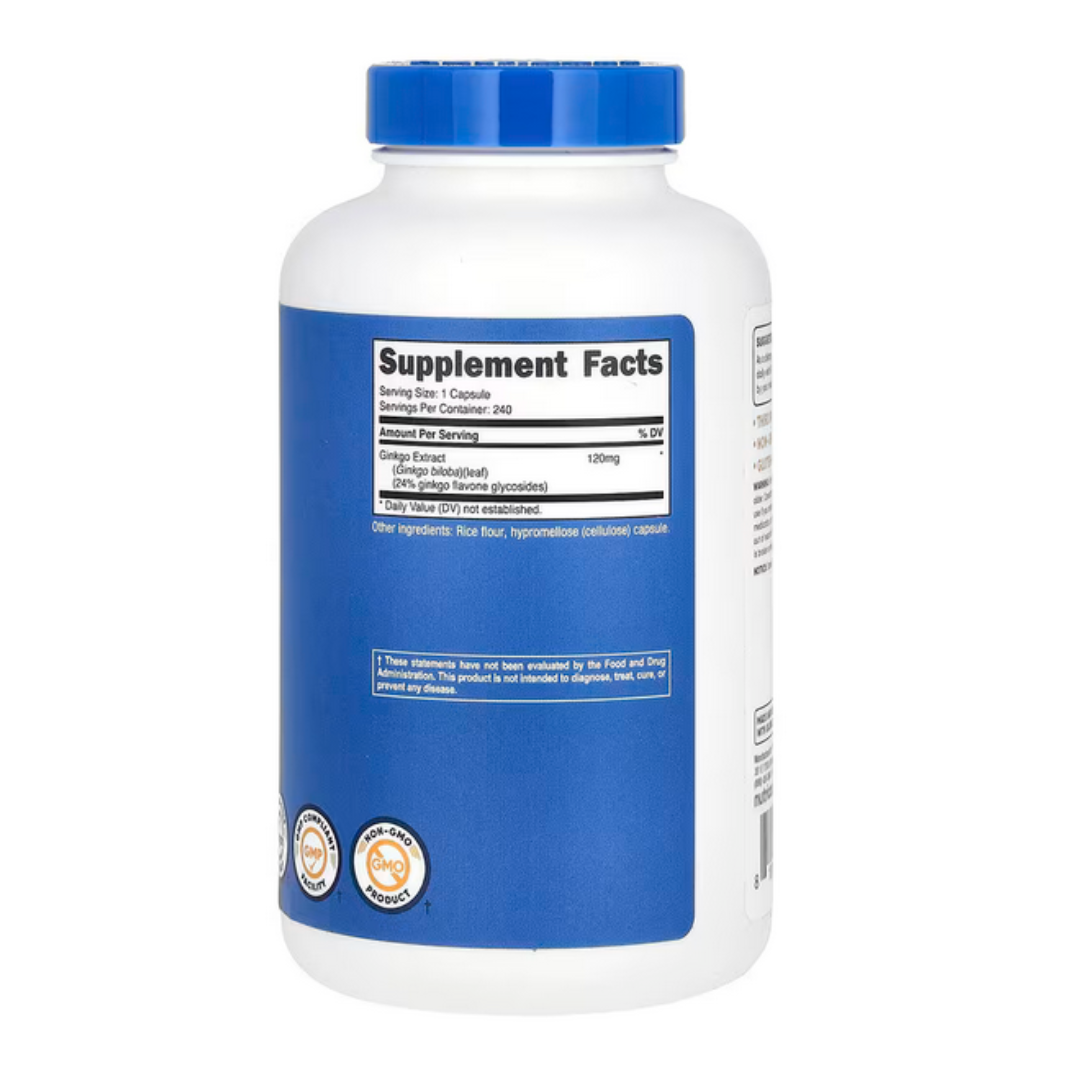 Ginkgo Biloba - Nutricost x240caps