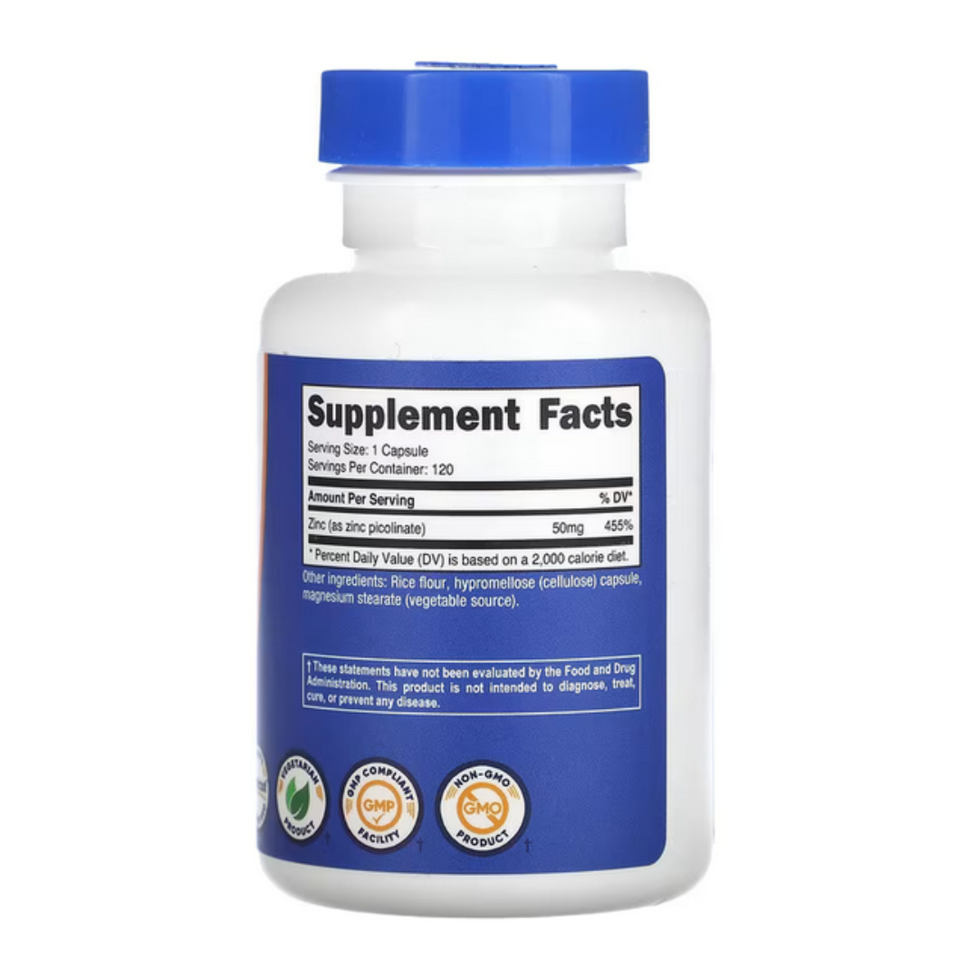 Zinc Picolinato - Nutricost x120caps