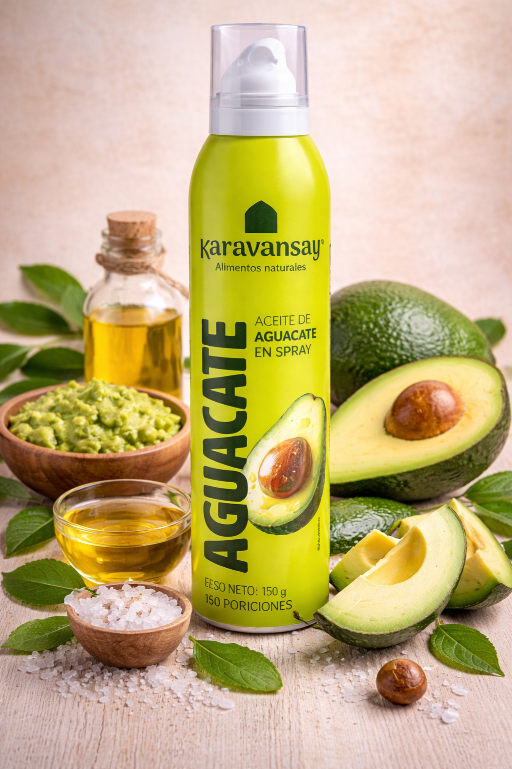 Aceite de Aguacate en Spray - Karavansay x150g
