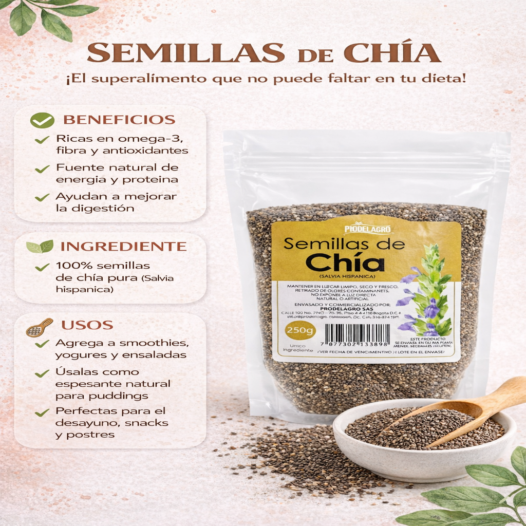 Semilla de Chia - Prodelagro