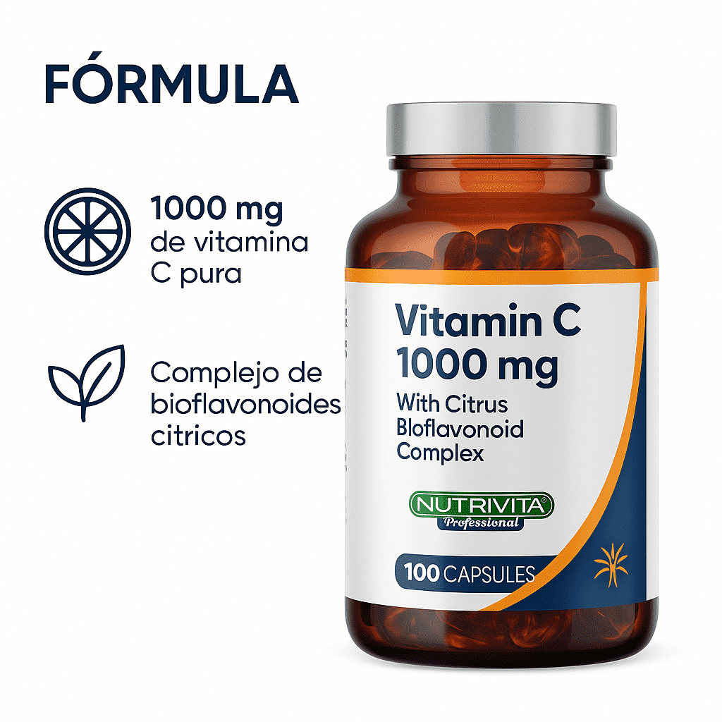 Vitamina C 1000mg - Nutrivita x100caps