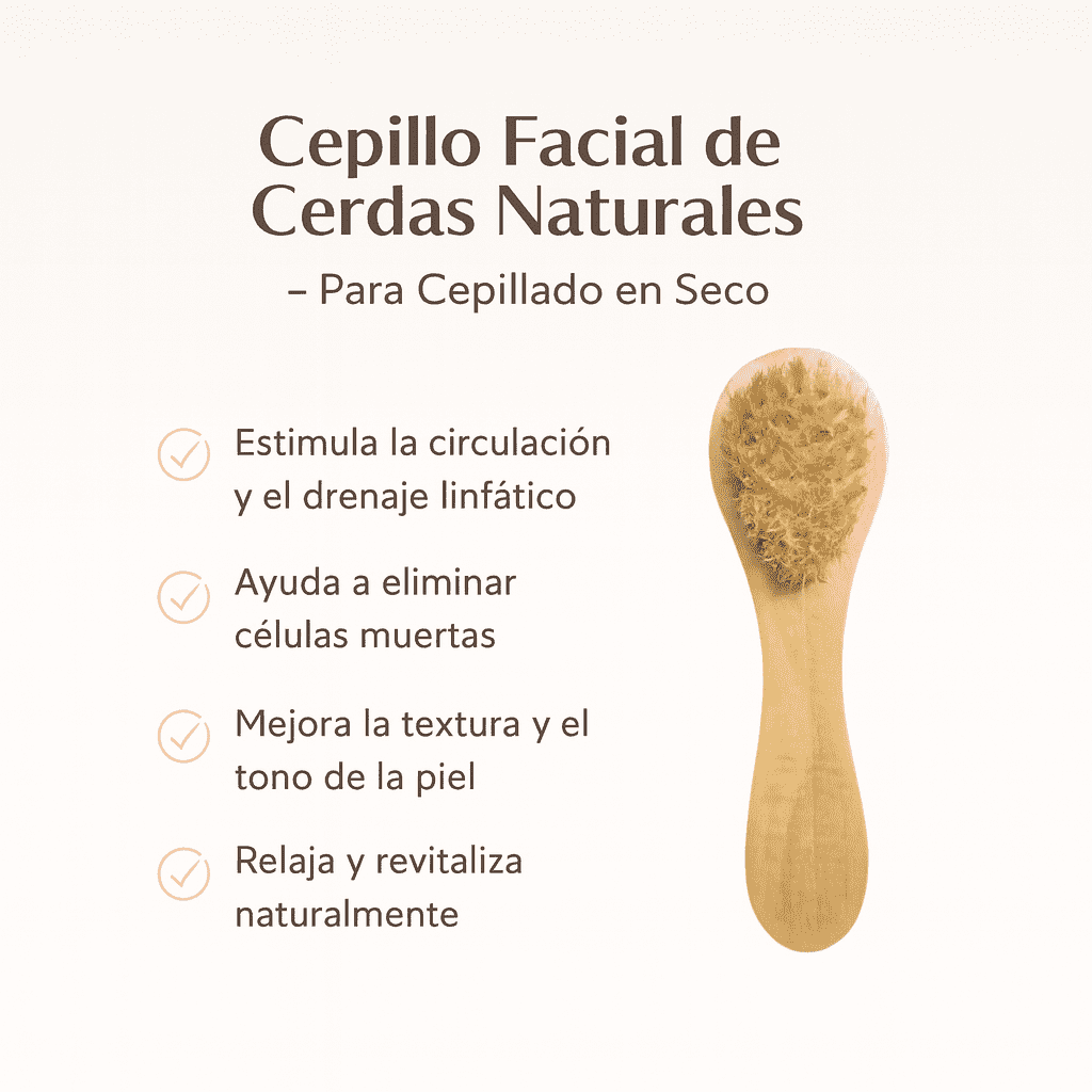 Cepillo En Seco Para Rostro - Soy Nativas