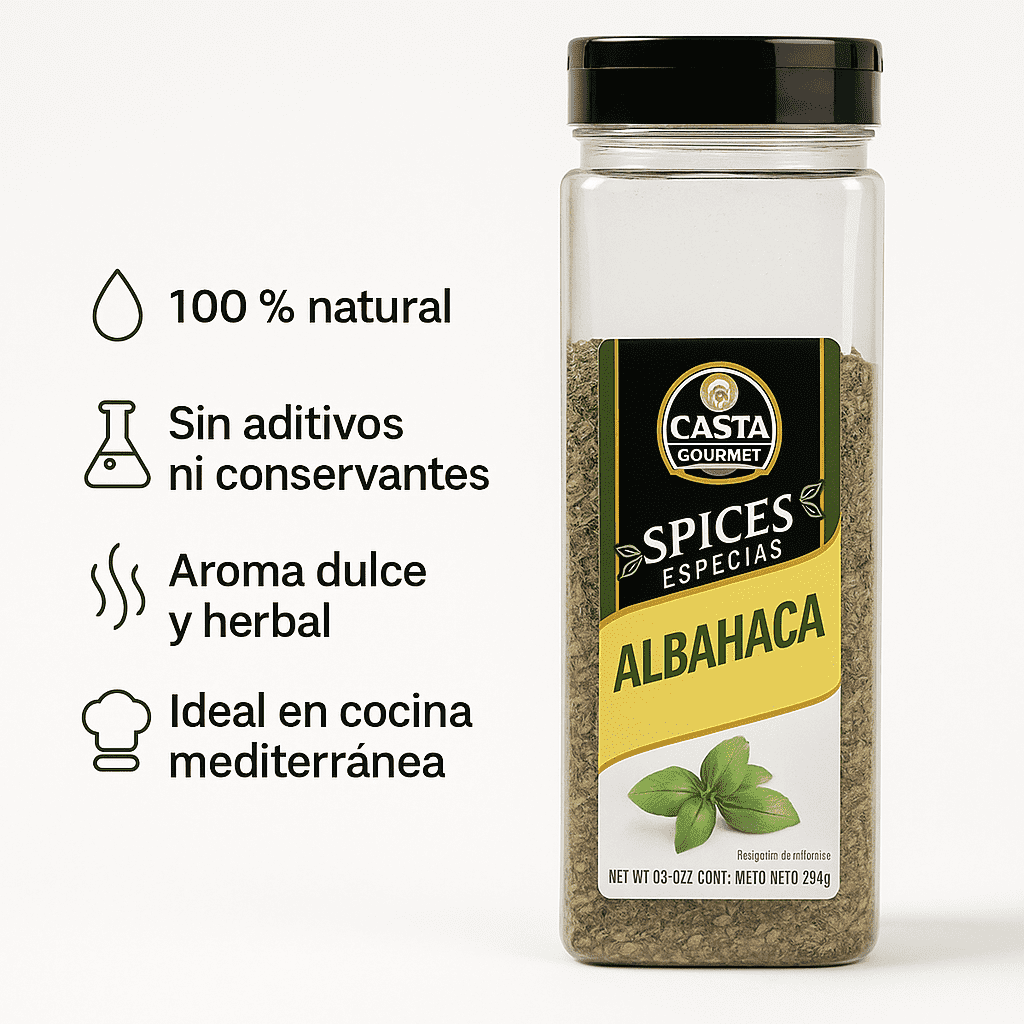 Albahaca 178gr - Casta Gourmet