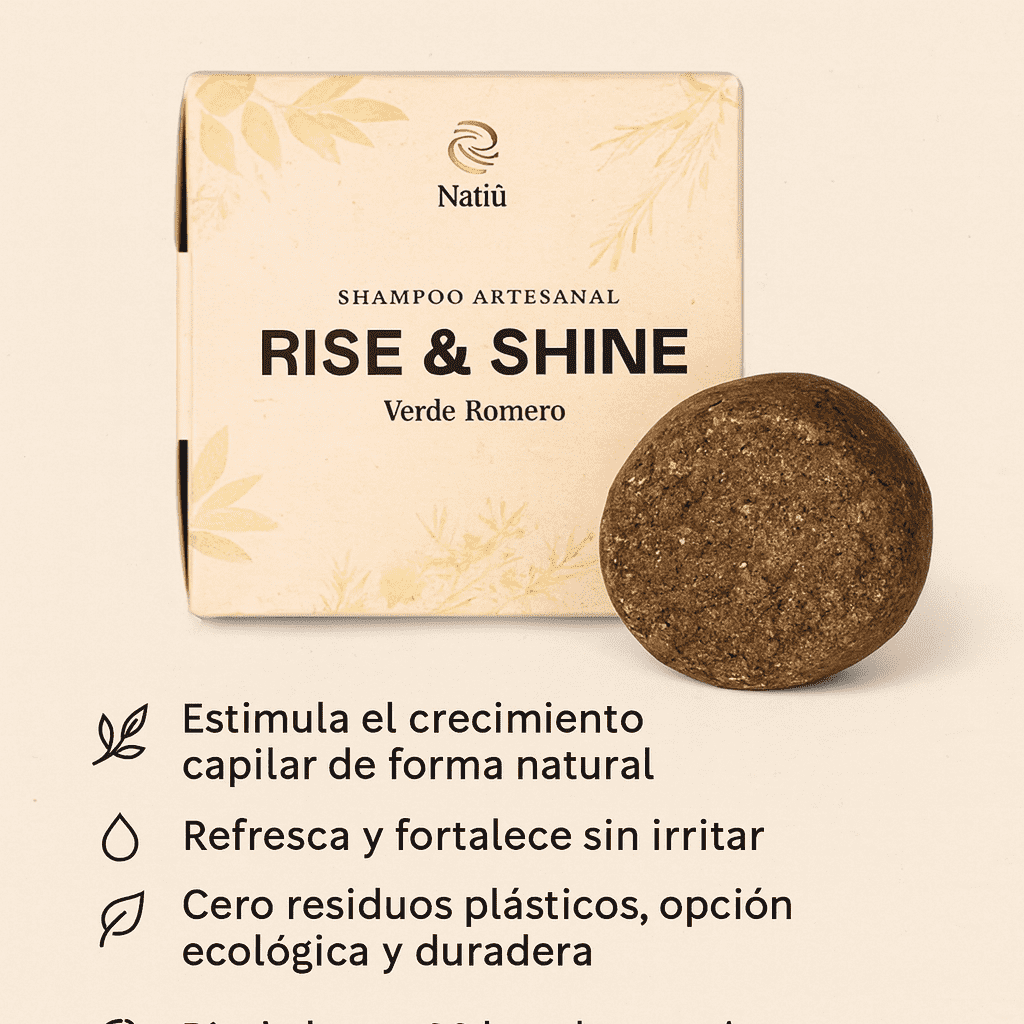 Shampoo Rise & Shine Verde Romero (Anticaspa) - Oiris