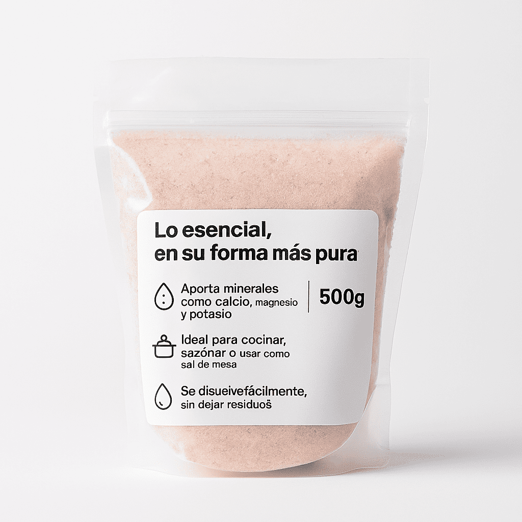 SAL ROSADA DEL HIMALAYA FINA x500G - PRODELAGRO