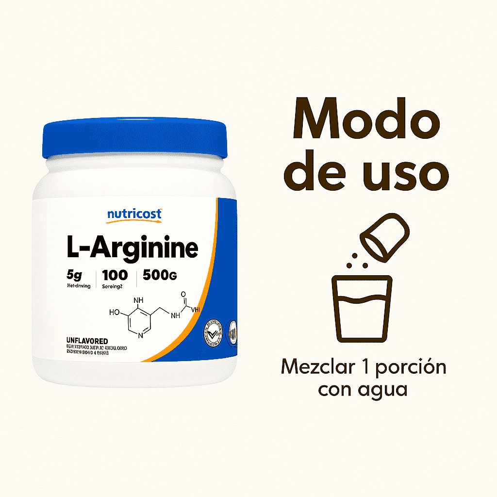 L-Arginine - Nutricost x500g