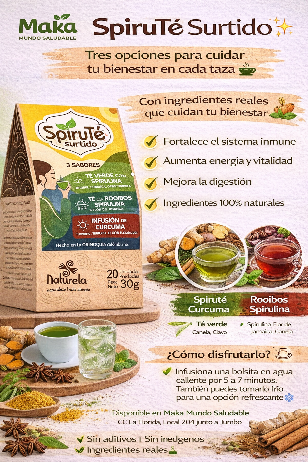 Spiruté Surtido - Naturela x20unid