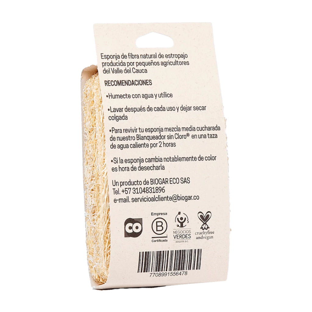 Esponjilla Ecológica - Biogar x3unid