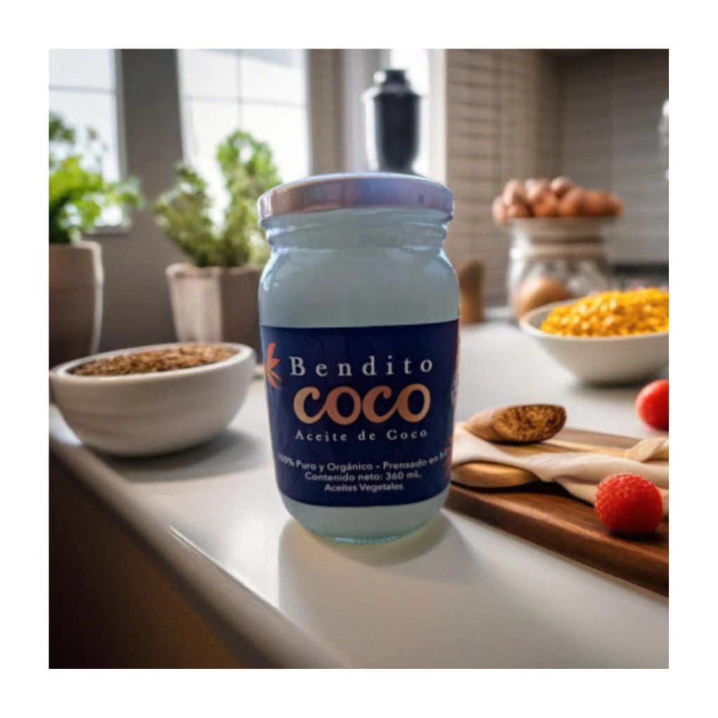 Aceite Orgánico de Coco - Bendito Coco x250ml