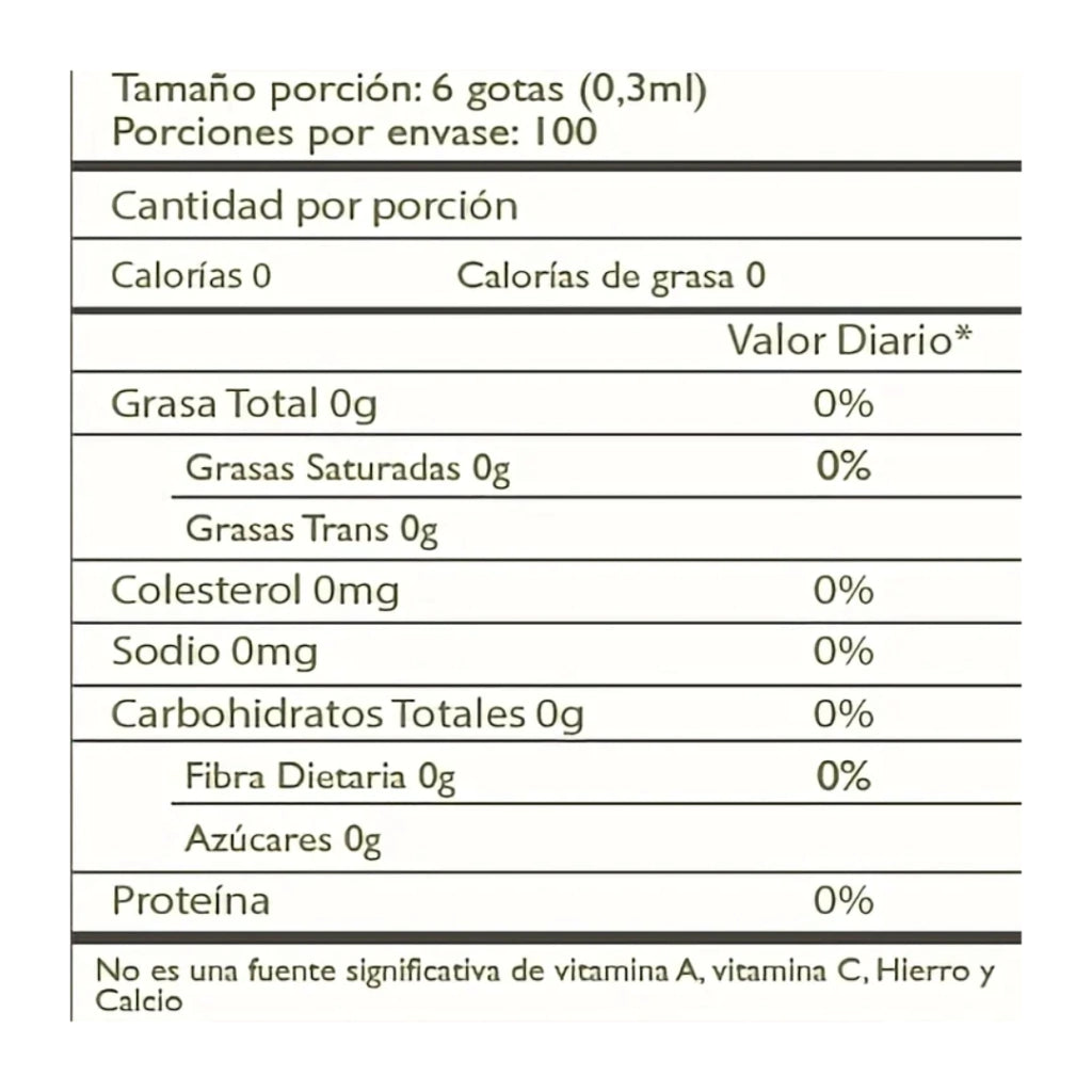 Monk Fruit Gotas - Tabitha x30ml