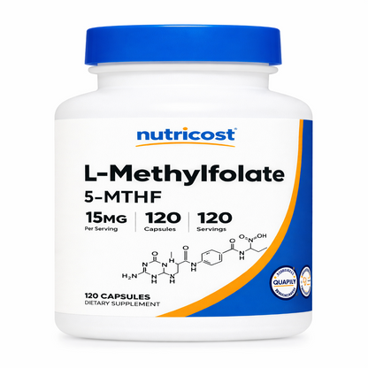 L-Methylfolate - Nutricost x120caps