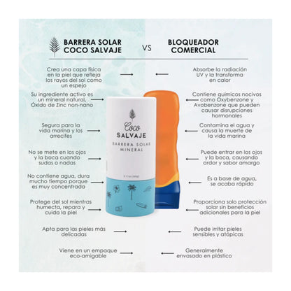 Barrera Solar - Coco Salvaje x60g