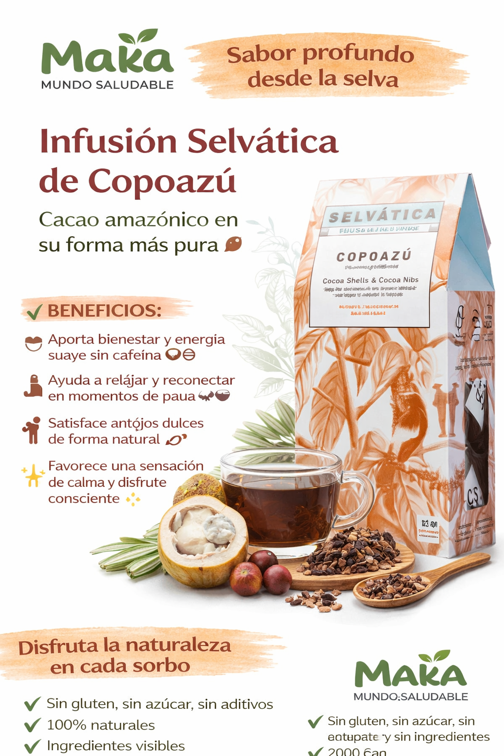 Infusión De Copoazú - Selvática x12unid