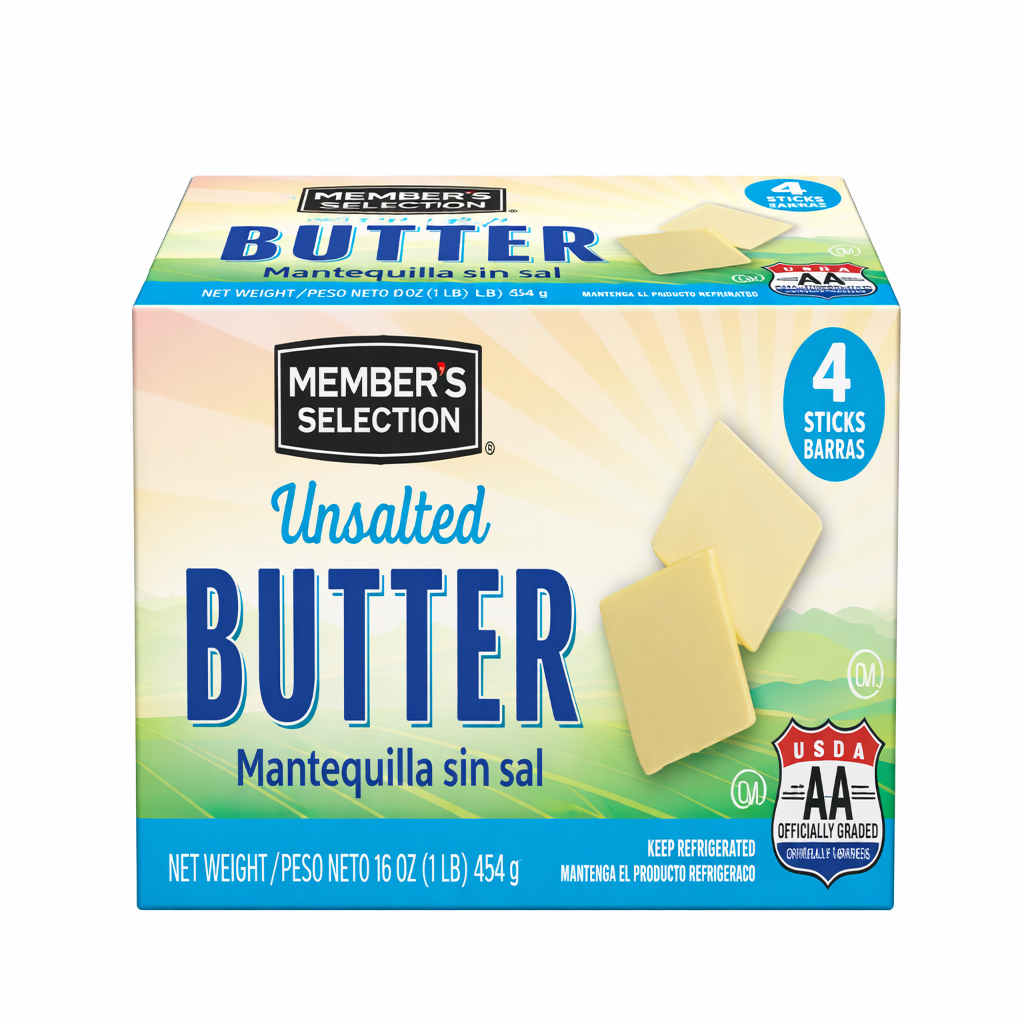 Mantequilla Sin Sal 2 Unidades - Member's