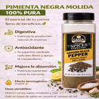 Pimienta Negra Molida - Casta Gourmet x453gr