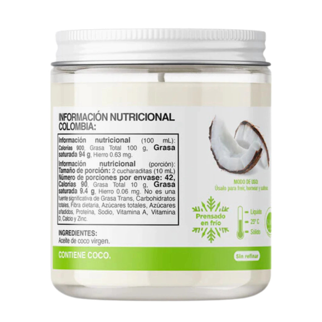 Aceite De Coco Virgen - A De Coco x420ml