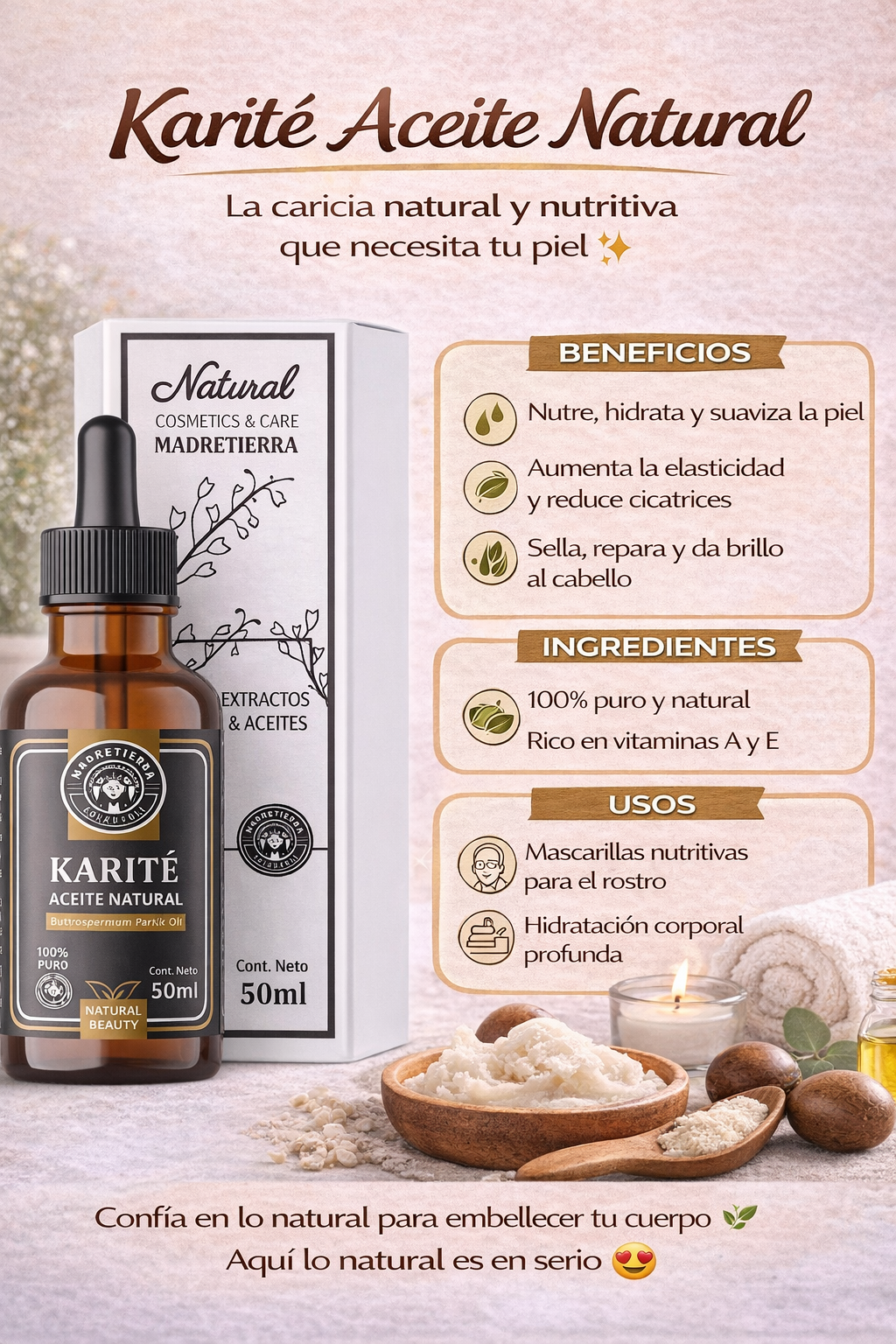 Aceite de Karité - Madretierra x50ml