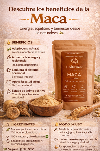 Maca en Polvo - Naturela x100g