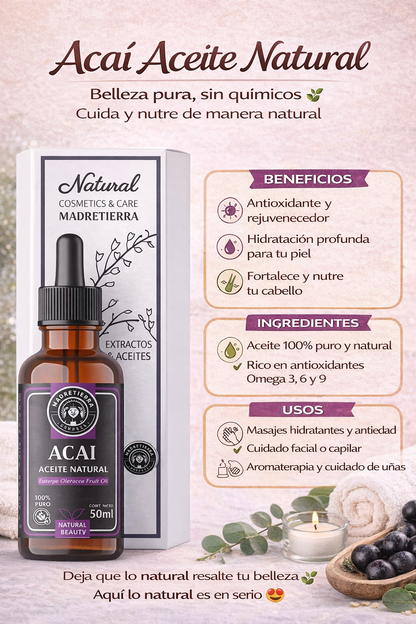Aceite de Acaí - Madretierra x50ml