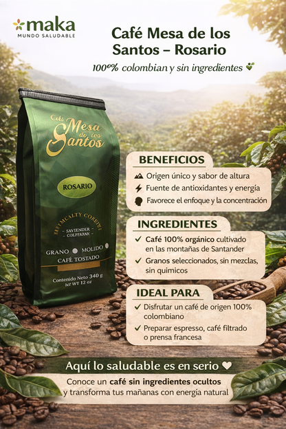 Café Rosario Molido - Mesa de los Santos x340g