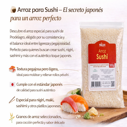 Arroz Sushi - Prodelagro x500g