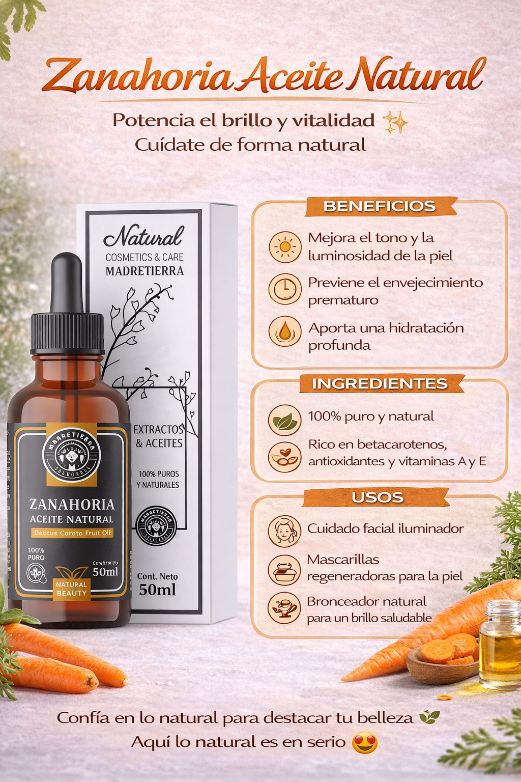 Aceite de Zanahoria - Madretierra x50ml