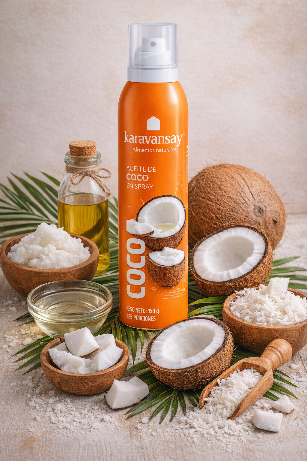 Aceite de Coco En Spray - Karavansay x150g