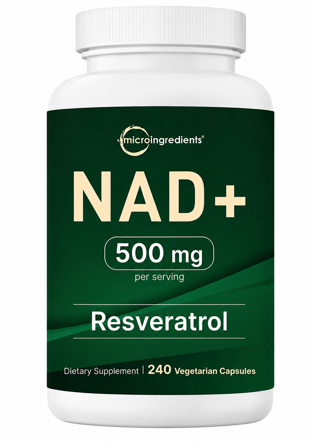 Nad+ Resveratrol 240 caps MicroIngredientes
