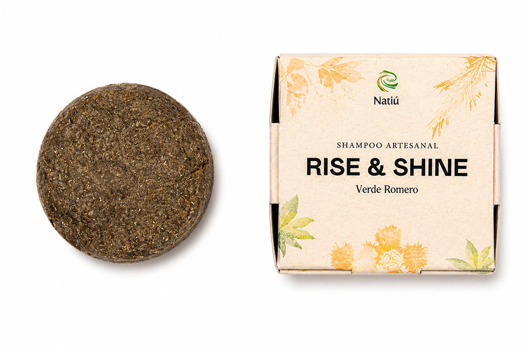 Shampoo Rise & Shine Verde Romero - OIRIS (NATIU)