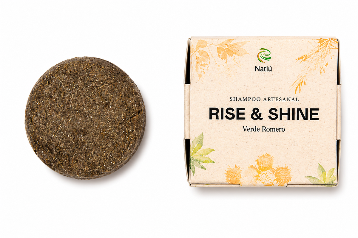 Shampoo Rise & Shine Verde Romero - OIRIS (NATIU)