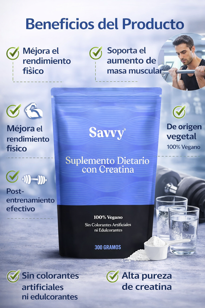 Creatina monohidratada - Savvy x300gr