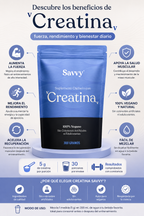 Creatina monohidratada - Savvy x300gr