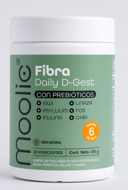 Fibra en Polvo Natural con Prebióticos - Daily D-Gest
