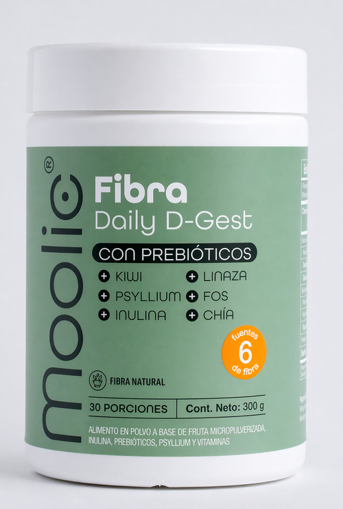 Fibra en Polvo Natural con Prebióticos - Daily D-Gest