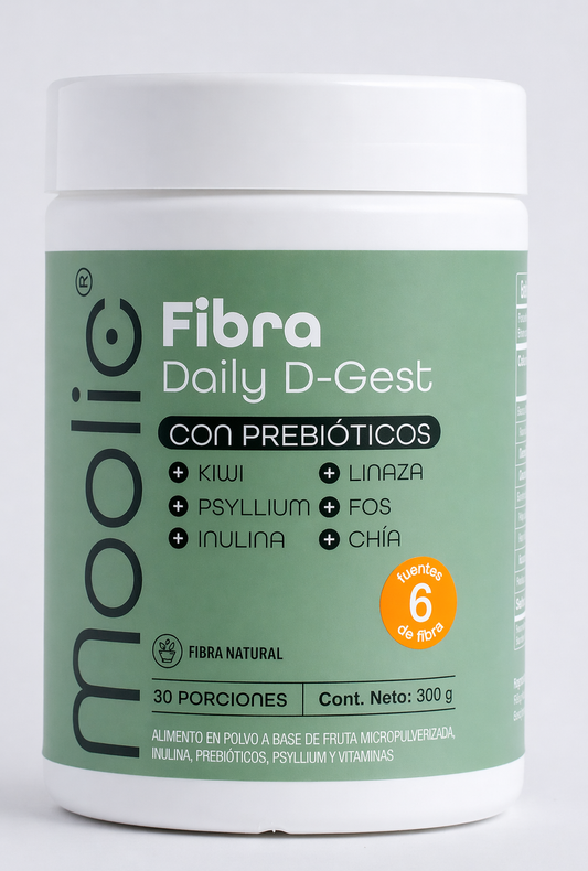 Fibra en Polvo Natural con Prebióticos - Daily D-Gest