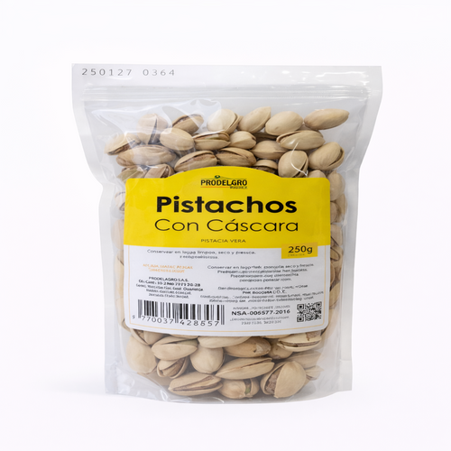 Pistachos con Cascara - Prodelagro x250gr