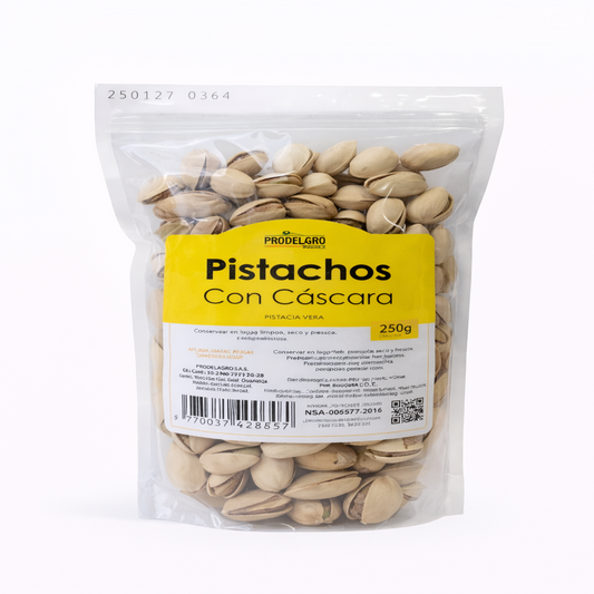 Pistachos con Cascara - Prodelagro x250gr