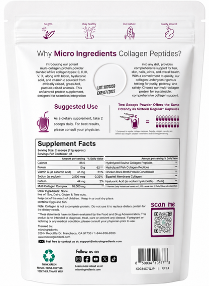 Multi Colageno con peptidos - Micro Ingredients