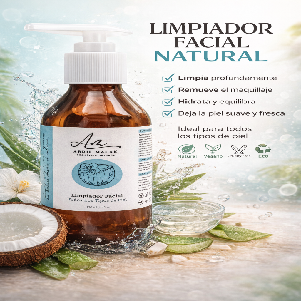 Jabón Liquido Facial - Abril Malak x120ml