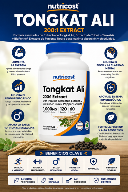 Tongkat Ali - Nutricost x120caps
