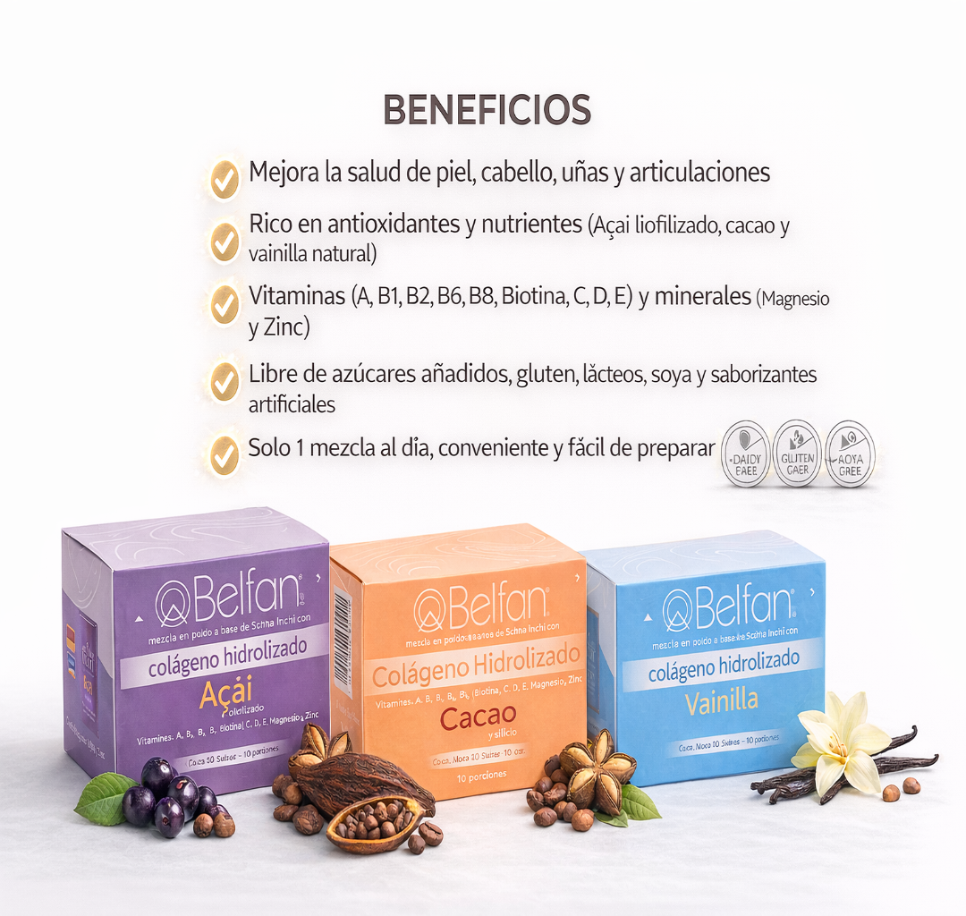 Colágeno Hidrolizado- Belfan x20Sachets