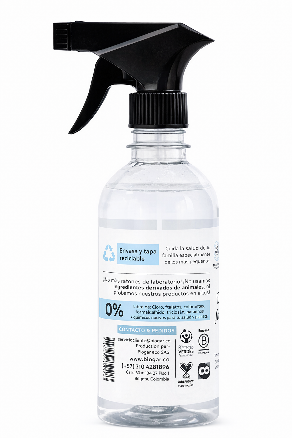 Desinfectante De Frutas y Verduras - Biogar x500ml