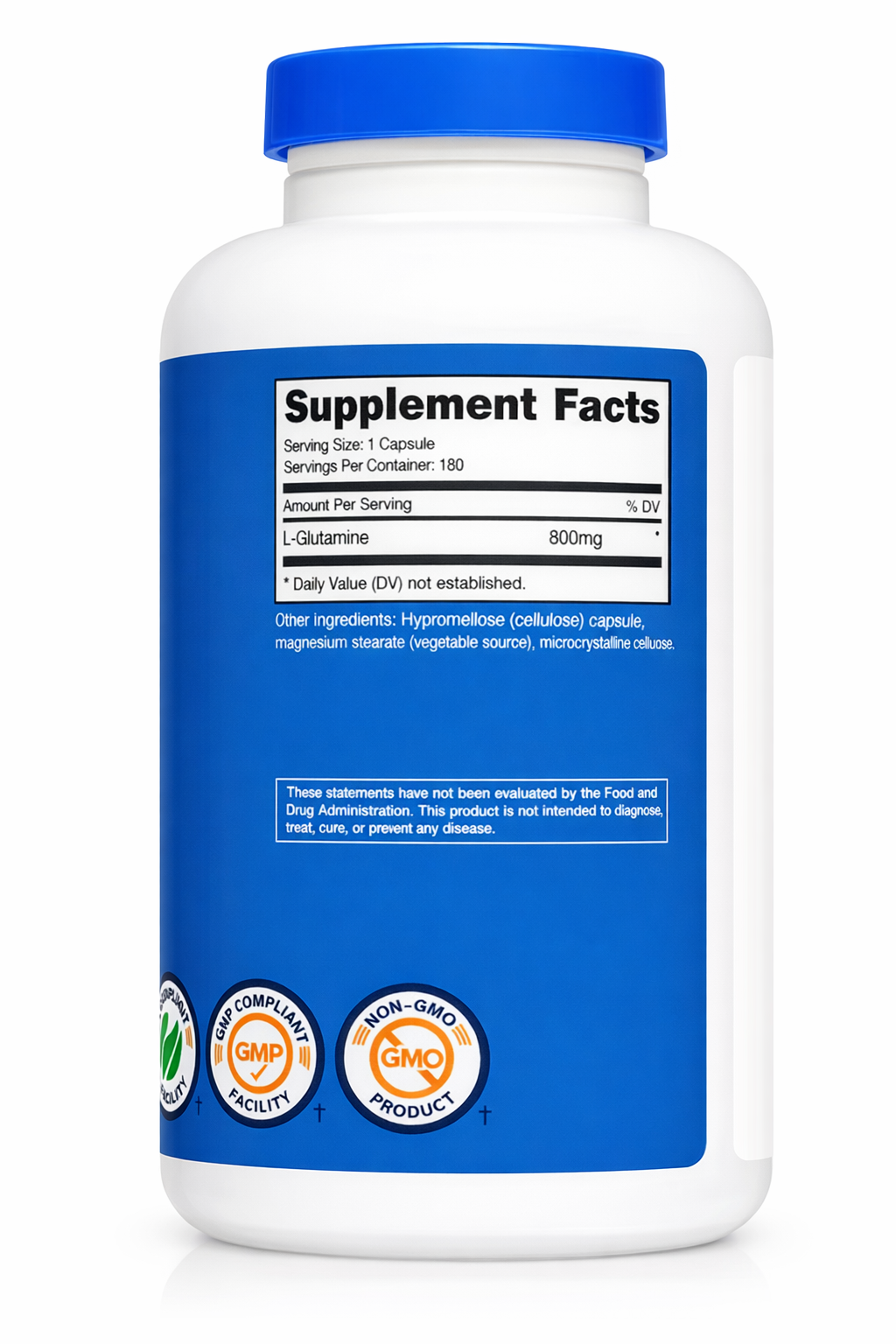 L-glutamine - Nutricost x180caps