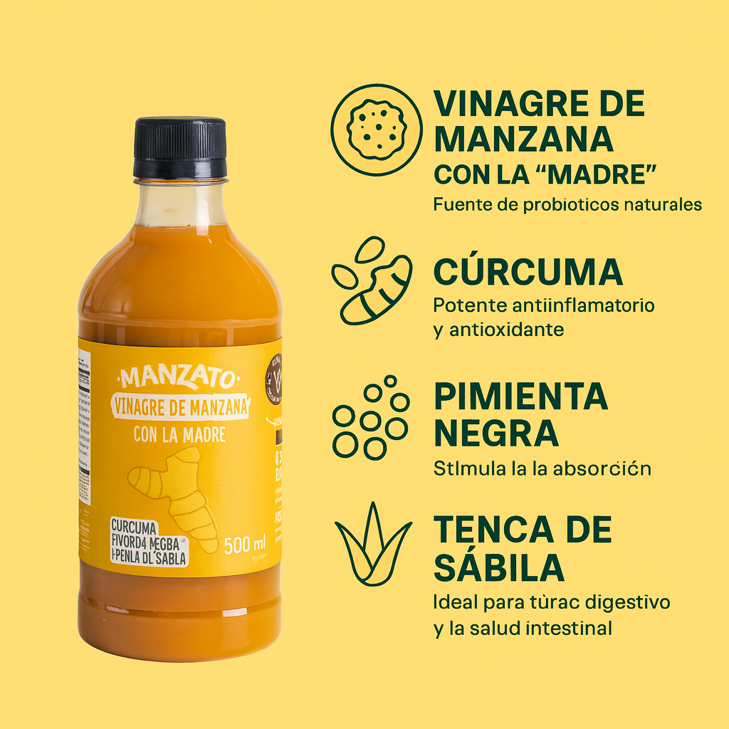Vinagre de Manzana - Manzato x500ml