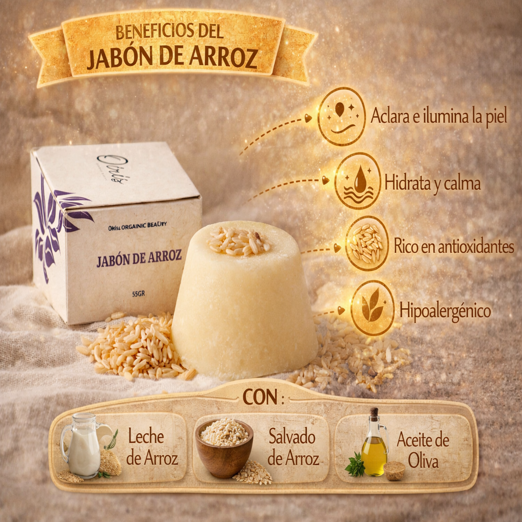 Jabon Arroz - Oiris x55g