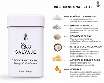 Desodorante Natural Colpipe - Coco Salvaje